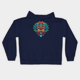 Aztec Jungle Mask Kids Hoodie